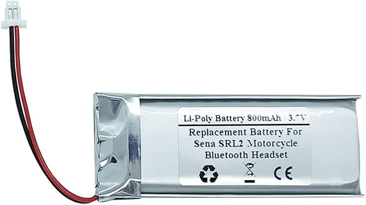 Battery for Sena SRL2 Motorcycle Bluetooth Headset, Helmet intercom