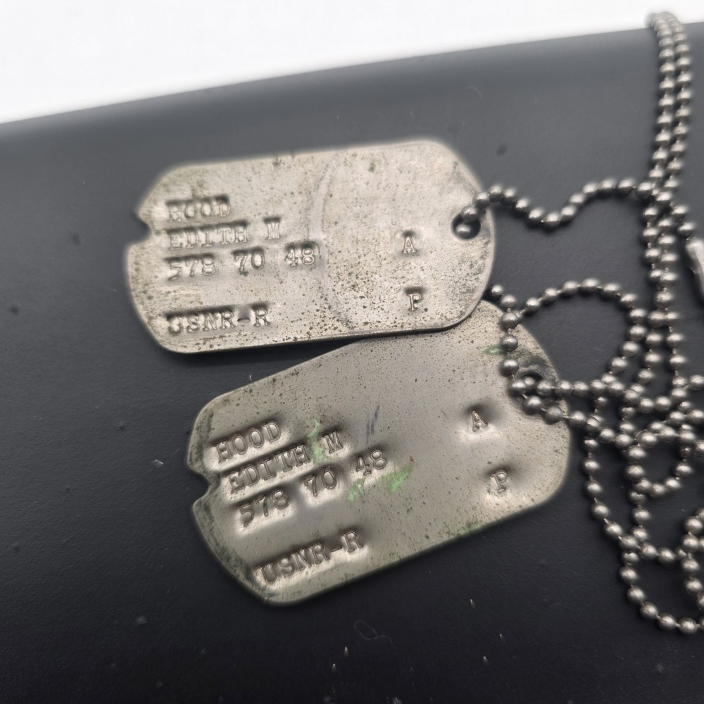 Ww2 USN Notched Dog Tags