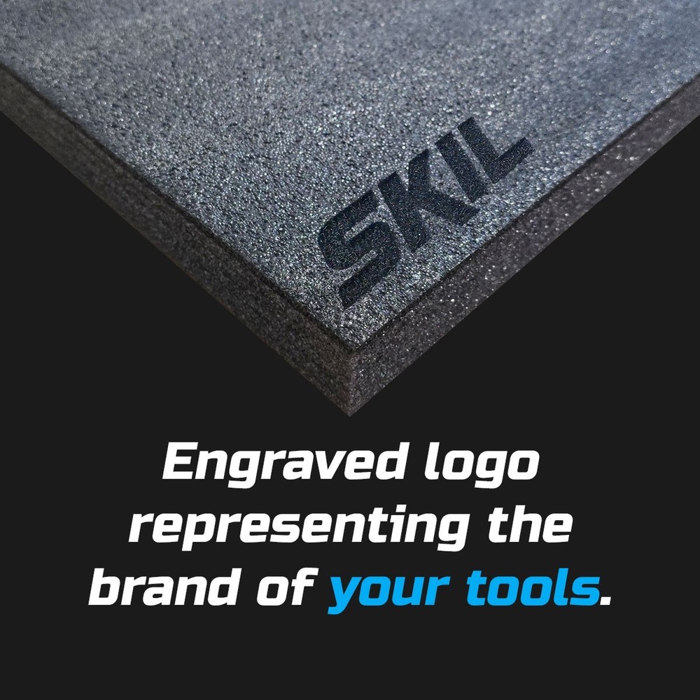 SKIL DARK shadow foam tool tray insert storage organizer toolbox tool kit set