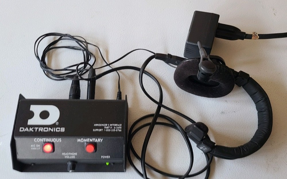 Daktronics Announcers Interface Microphone Control manufactured by Whirlwind