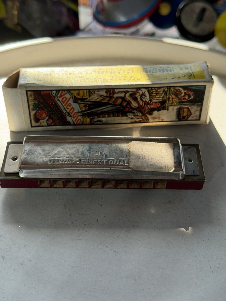 Valencia Diatonic Harmonica Germany Vintage with Original Box