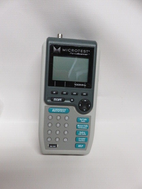 Microtest pentascanner 100mhz cable tester tracker
