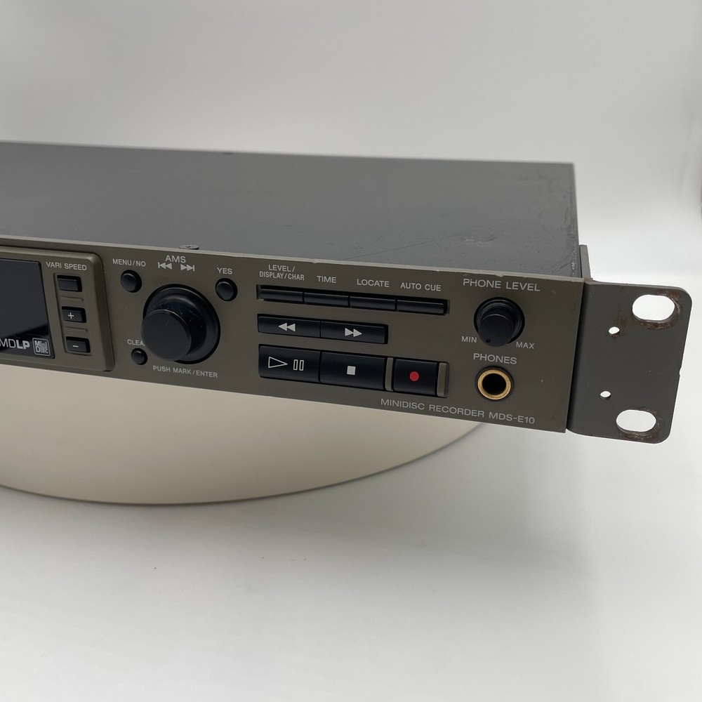 SONY MDS-E12 Professional MD LP Recorder Player Great Condition Working