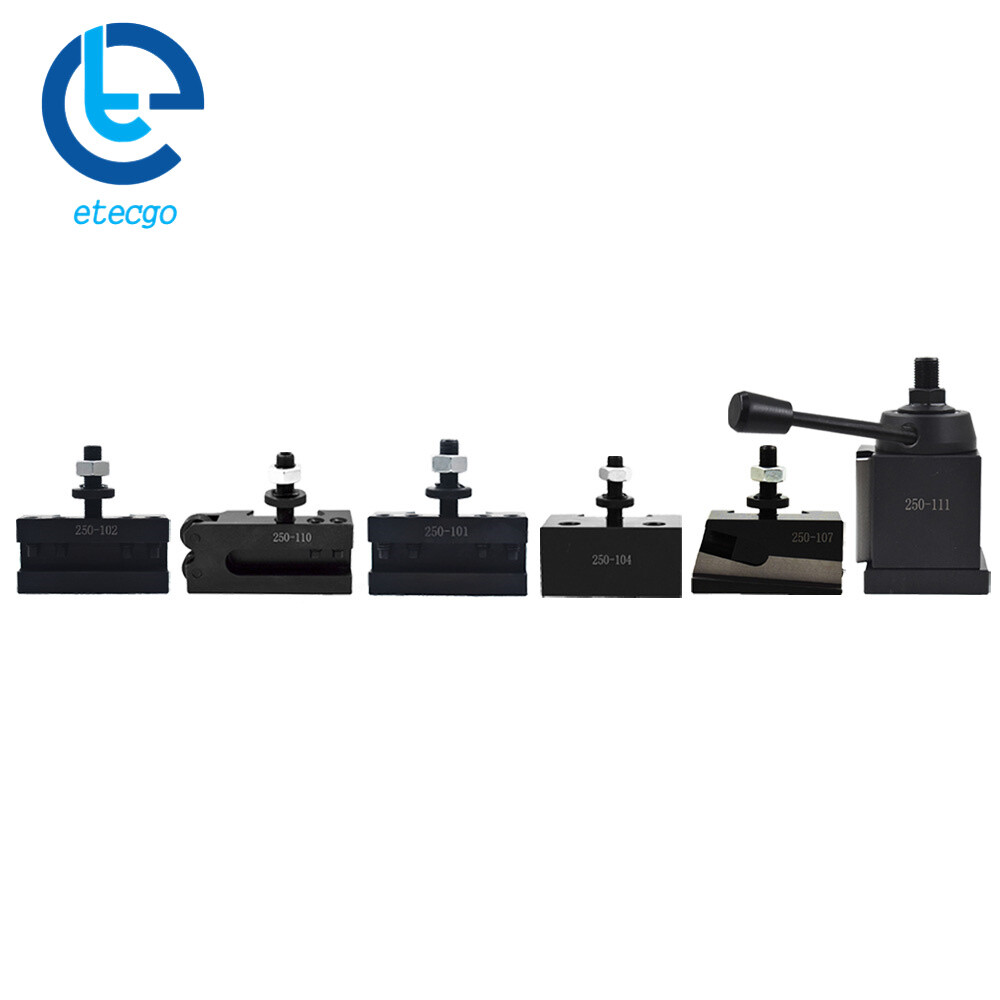 6PCS AXA Size 250-111 Set Quick Change Tool Post Wedge Type Set Swing Dia 12"