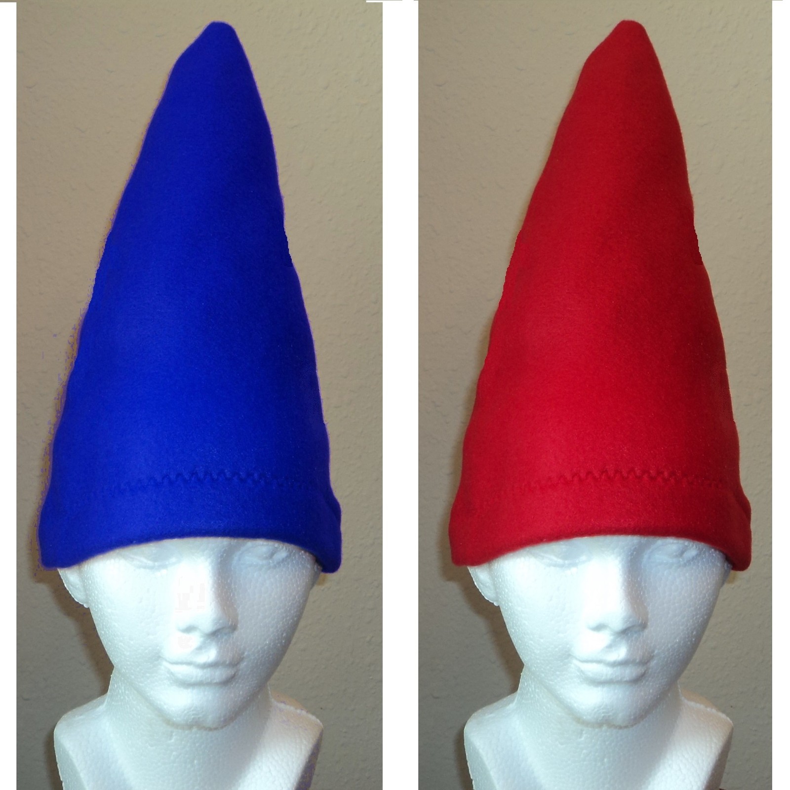 Garden Gnome Hat Your choice of red blue green - Halloween Costume Dress up New