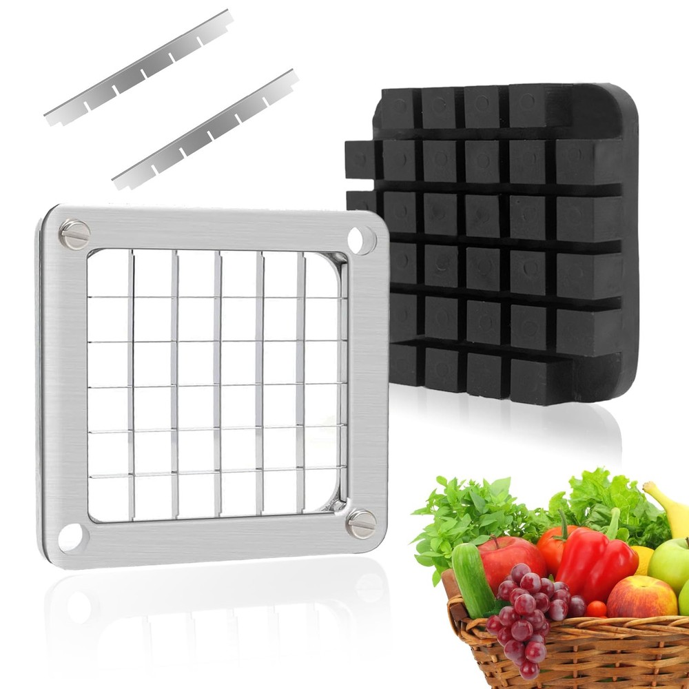 KELEYU Replacement Chopper1/2'’ Blade,Commercial Vegetable Chopper Dicer Stai...