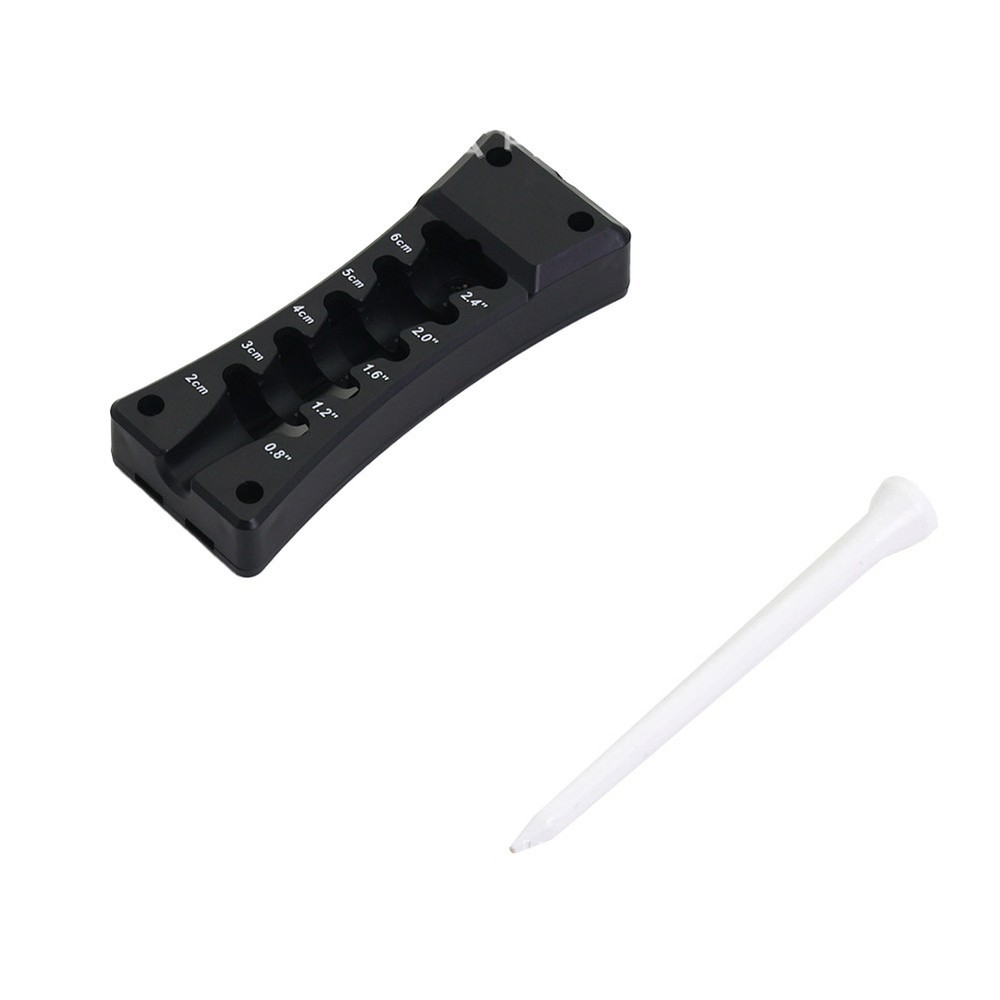 Multi Purpose Golf Tool with Adjustable Tee Height and Repair Features