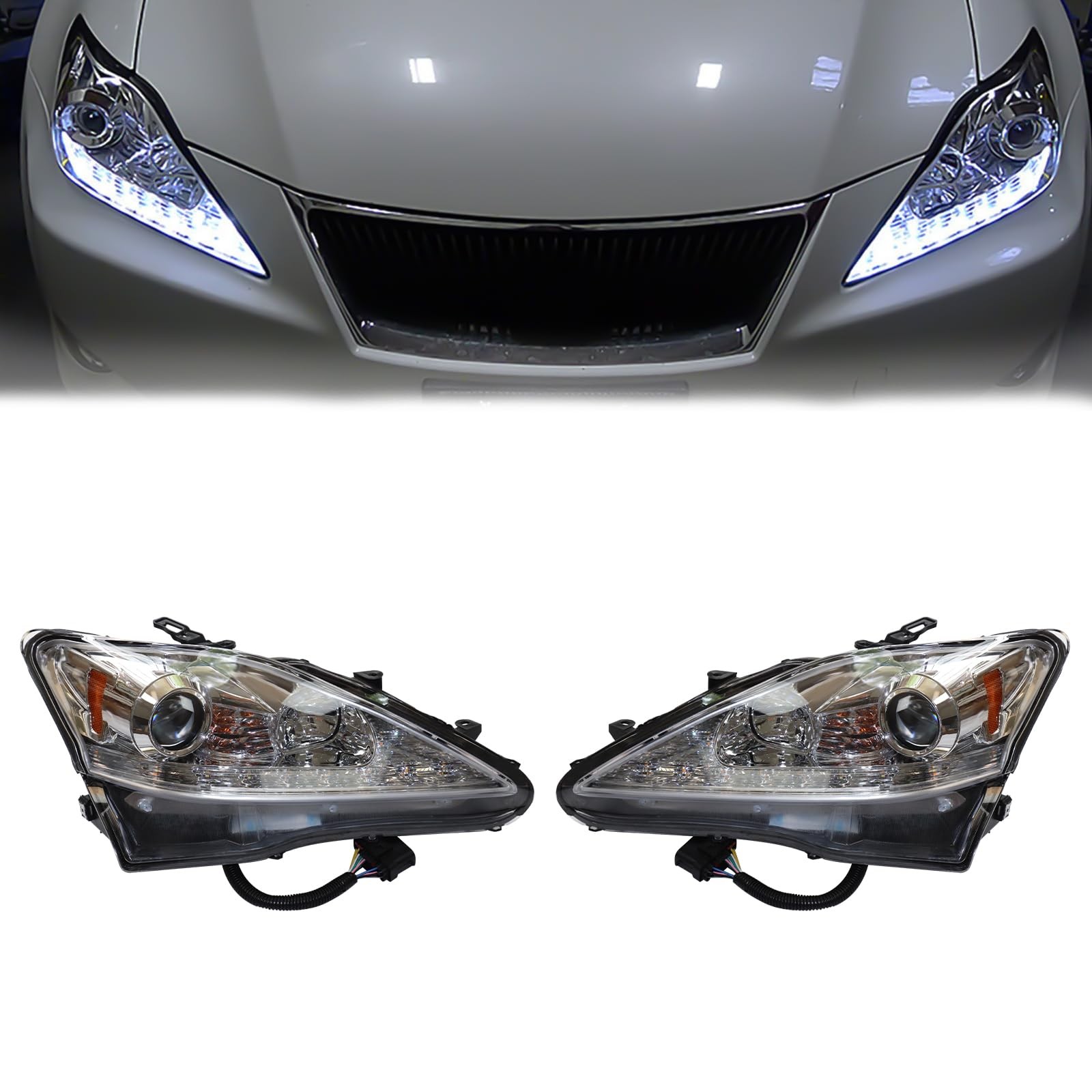 For 2006-2013 Lexus IS250 IS350 Headlight Assembly