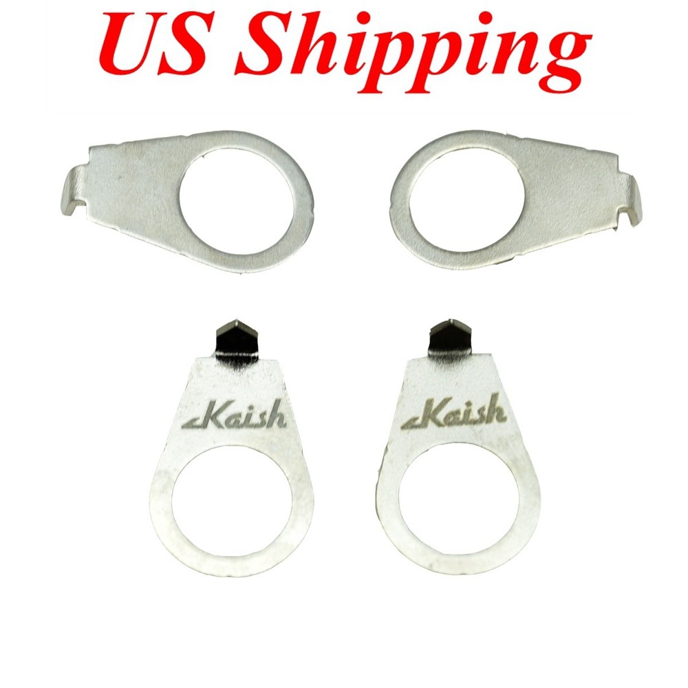 KAISH 4pcs Guitar Knobs Pointer Plate Knob Position Indicator 3/8" Fits Gibson