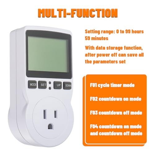 110V Digital Temperature Controller, LCD Screen Heating Cooling Thermostat