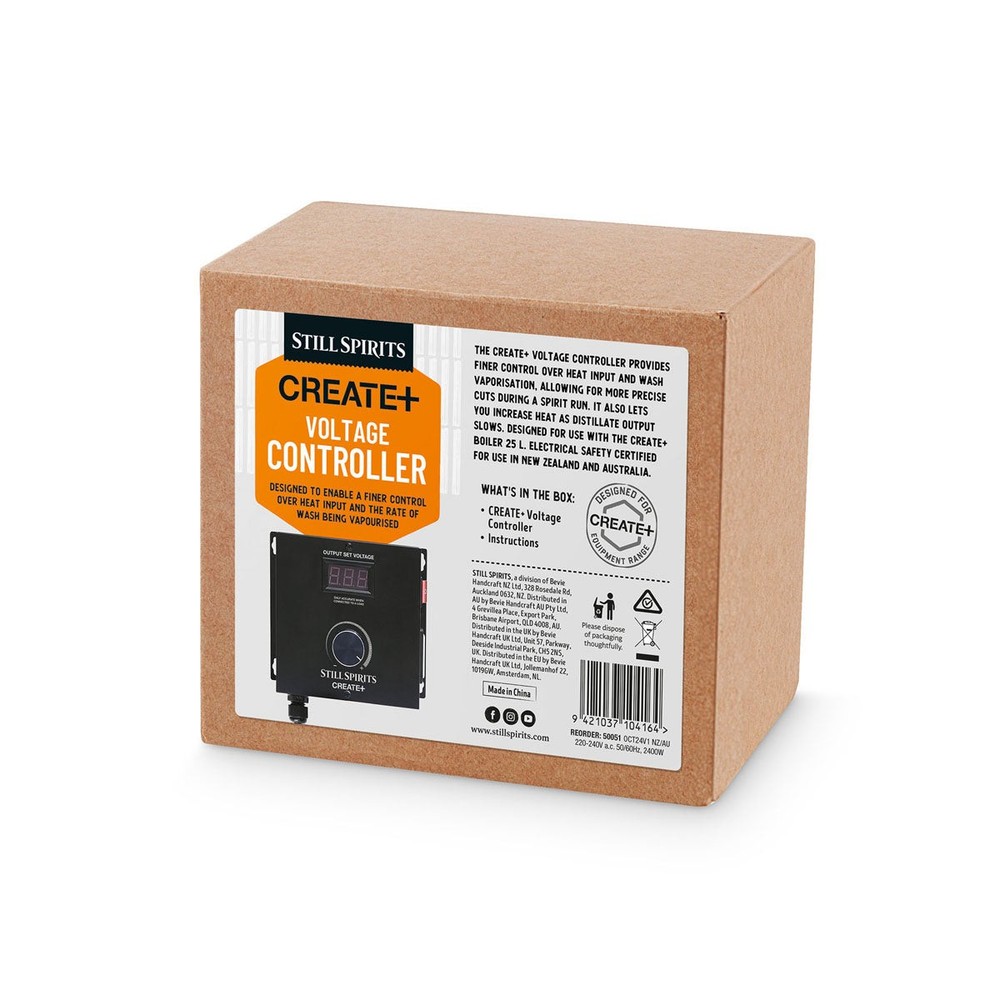 Still Spirits Create+ Voltage Controller AU/NZ 240V 2400W Adjustable Voltage