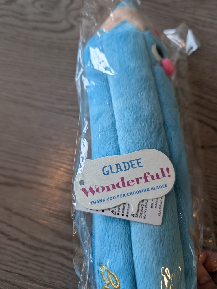 Gladly Gladee Blue Plush Pencil Case