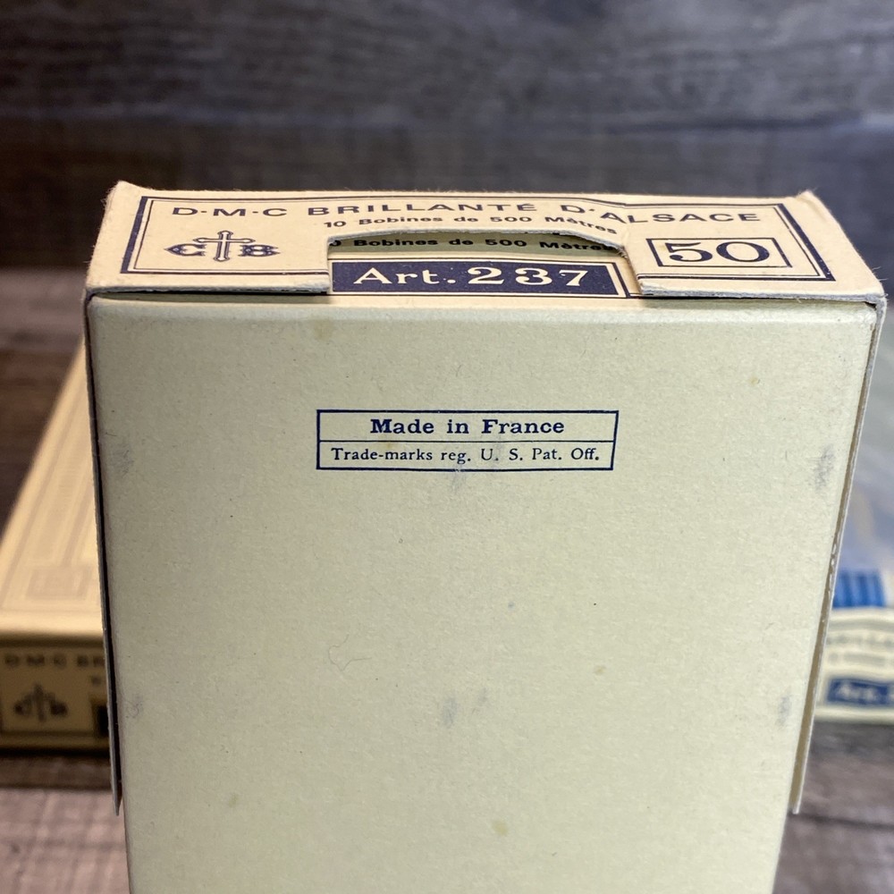 DMC Machine Embroidery Thread 5 Boxes 48 Spool Multi Color Blend #48, 114, 52, 9