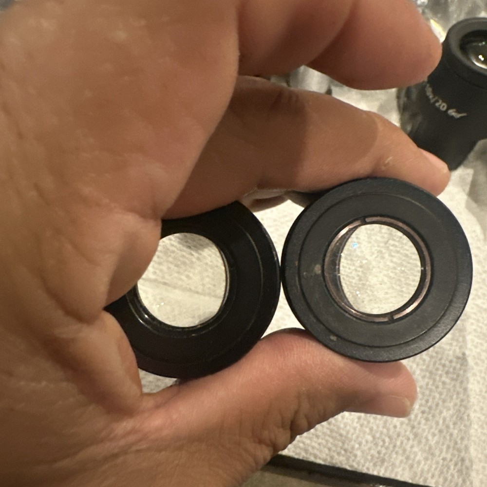 OLYMPUS WK 10X/20L SET MICROSCOPE EYEPIECES