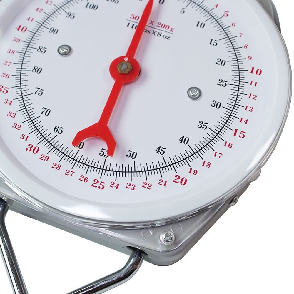 Spring Hanging Dial Scale,110lbs Industrial Hanging Scale,Spring Mechanical H...