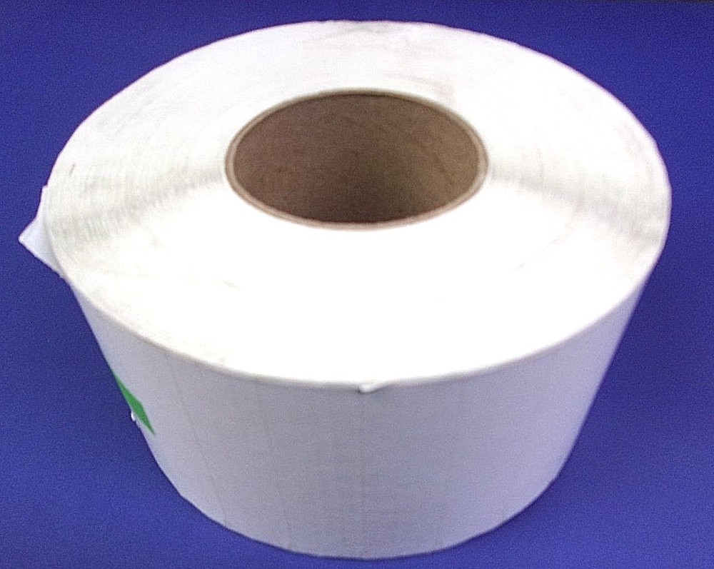 1 Roll Labels 4" x 1" White