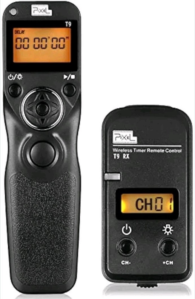 Wireless Shutter Release Timer Remote Control with 2 Cables T9 E3/N3 For Sony