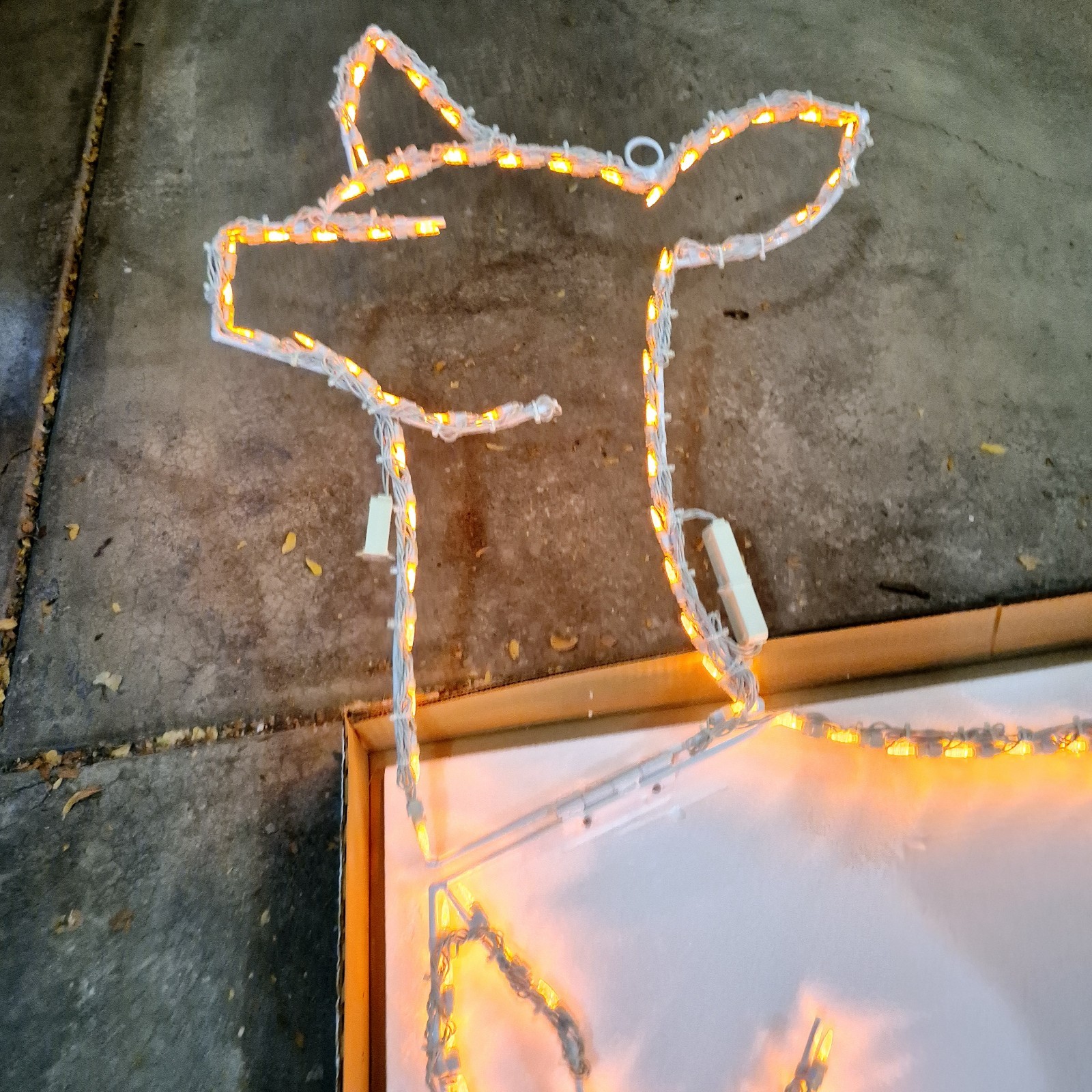 Holiday Lighting Specialists Christmas Standing Doe Outdoor Decoration 5 Ft