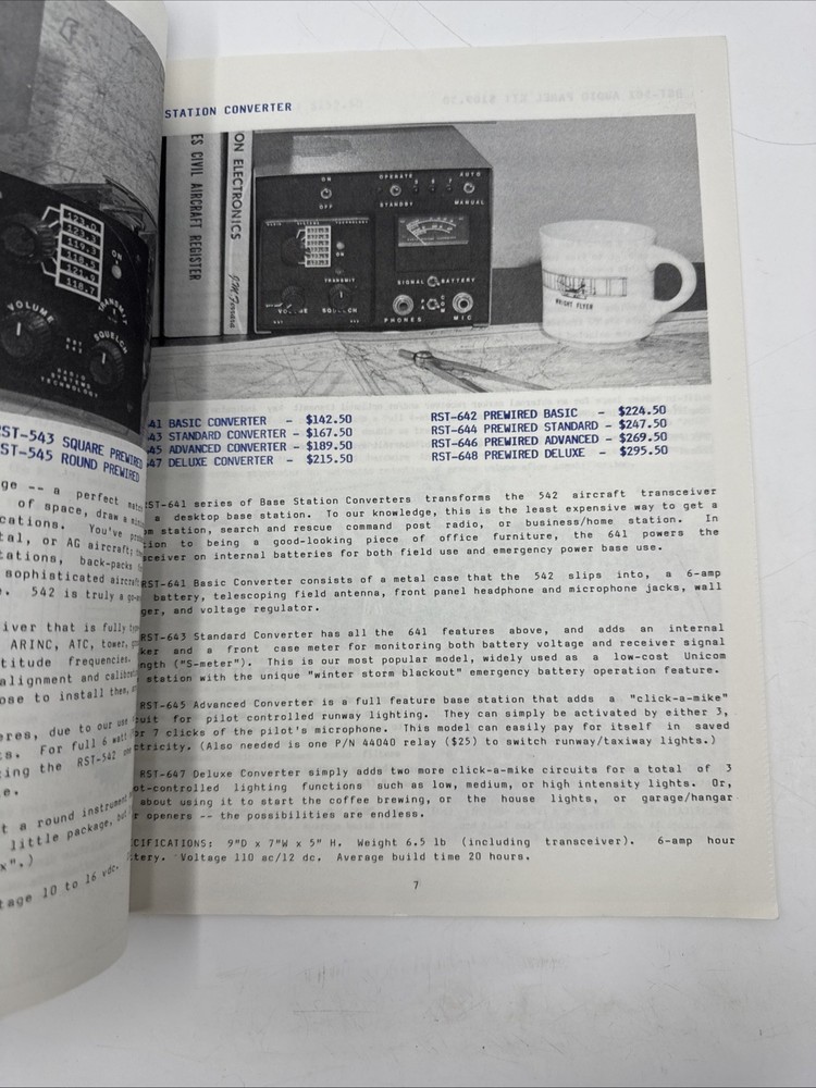 Radio Systems Technology Kit Avionics Catalog Winter Spring 1985