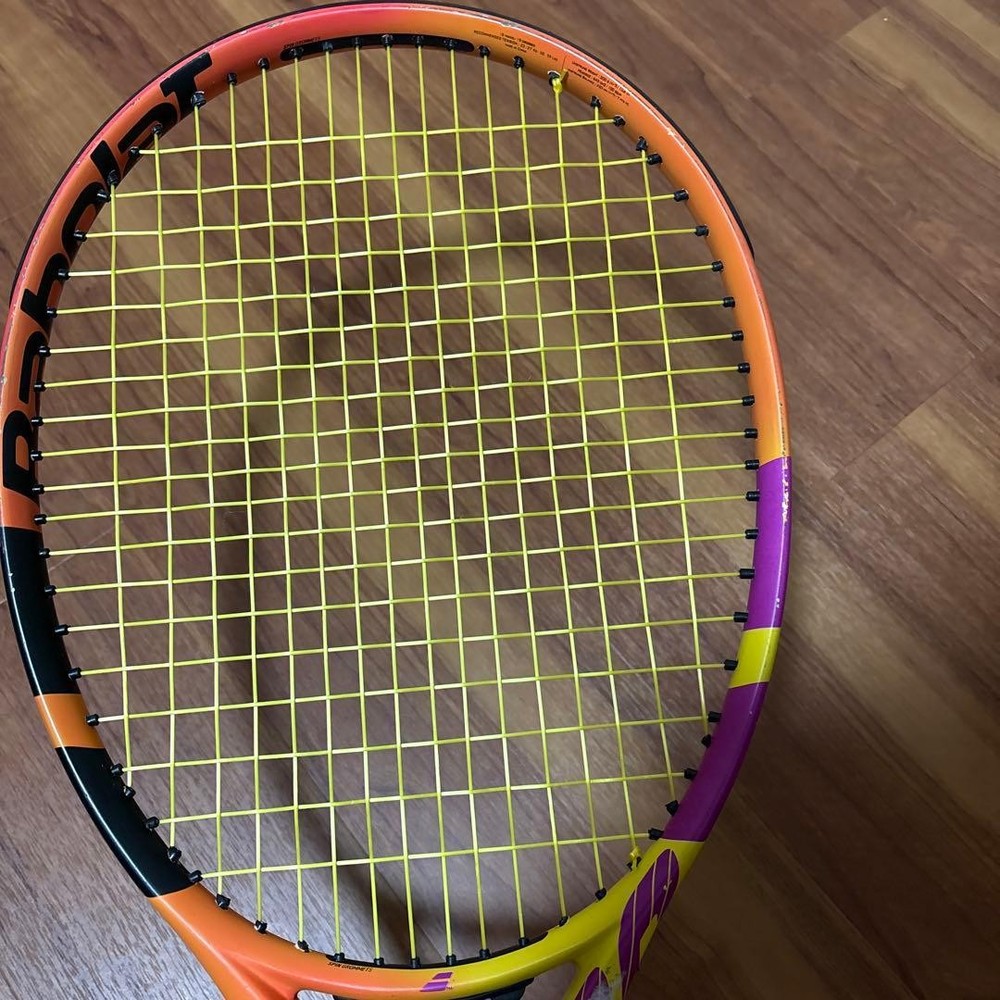 Babolat Aero Rafa Tennis Racket Used Strings Need Replacement