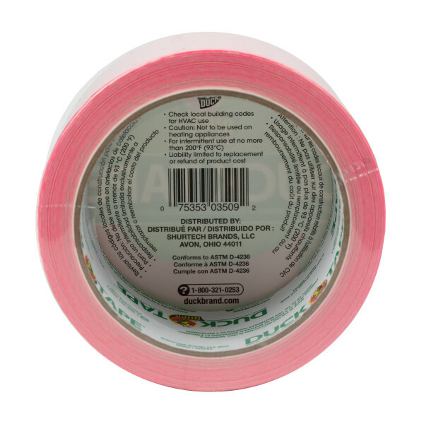Color Duck Tape® Brand Duct Tape - Neon Pink, 1.88 in. x 15 yd.