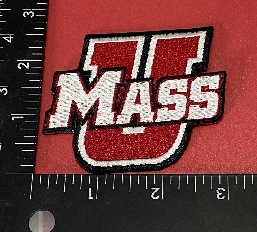 New NCAA iron On Patch UMASS ☝️🏀 Unbranded