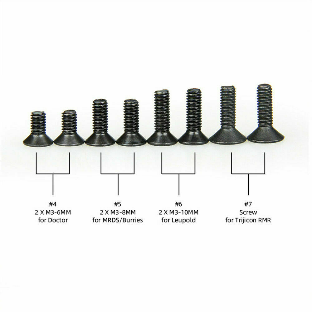 For Glock Universal Optic Mount Red Dot Sight Pistol Rear Sight Plate Base Mount