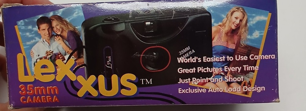 Lexxus Fixed-Focus 35mm Camera No-Frills Point-and-Shoot
