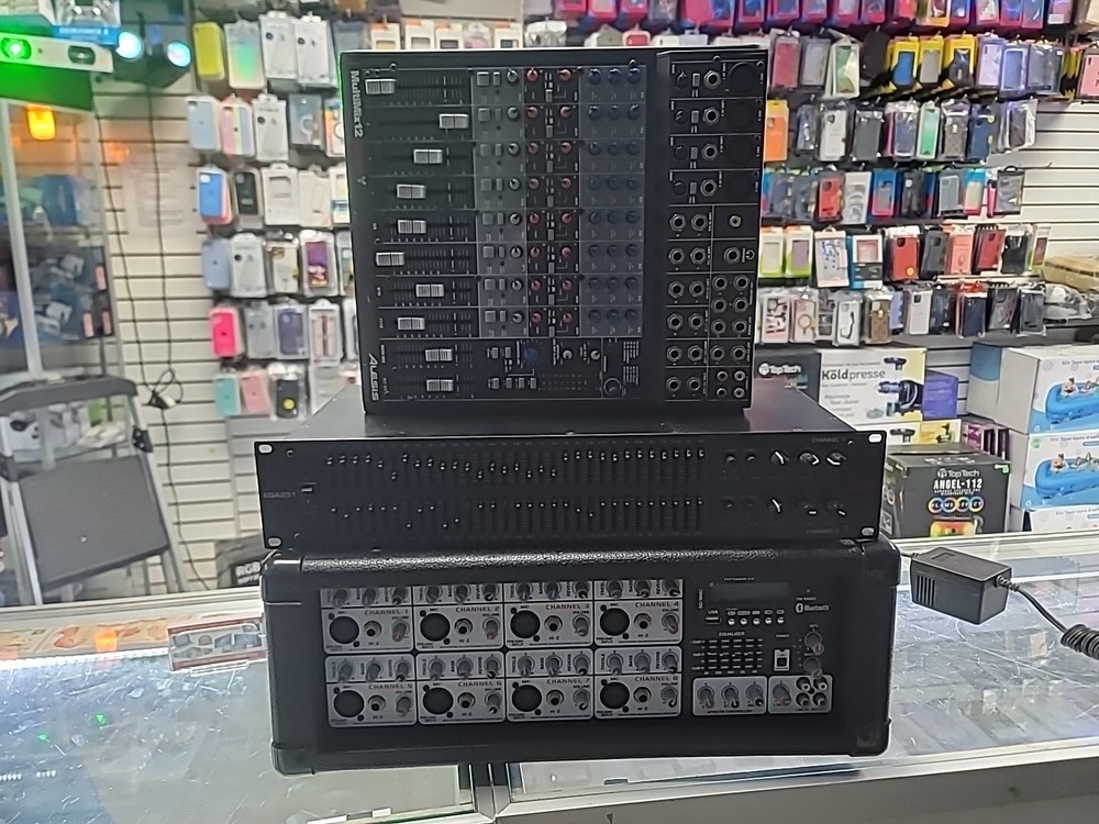 DJ Mixer, Equalizer, And Amplifier