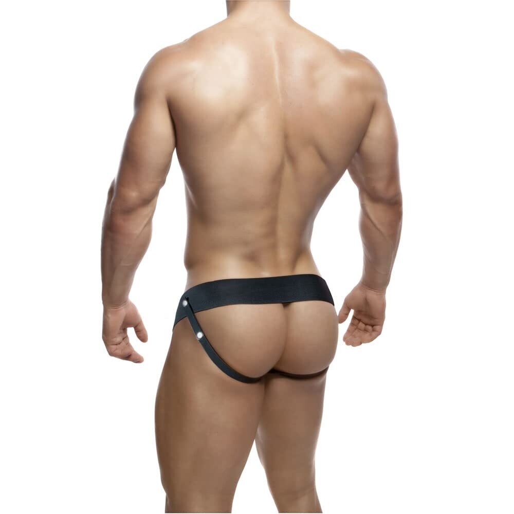 Hollow Strap On-Adjustable-Confortable-Black-6 inches-Perfect Size