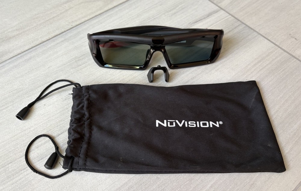 NUVISION Black 3D Active Glasses AG210-NV
