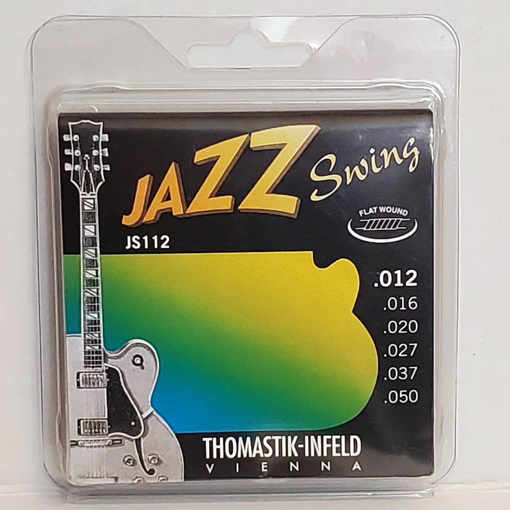 Thomastik Infeld JS112 Medium Light Flatwound Jazz Swing Electric Guitar Strings