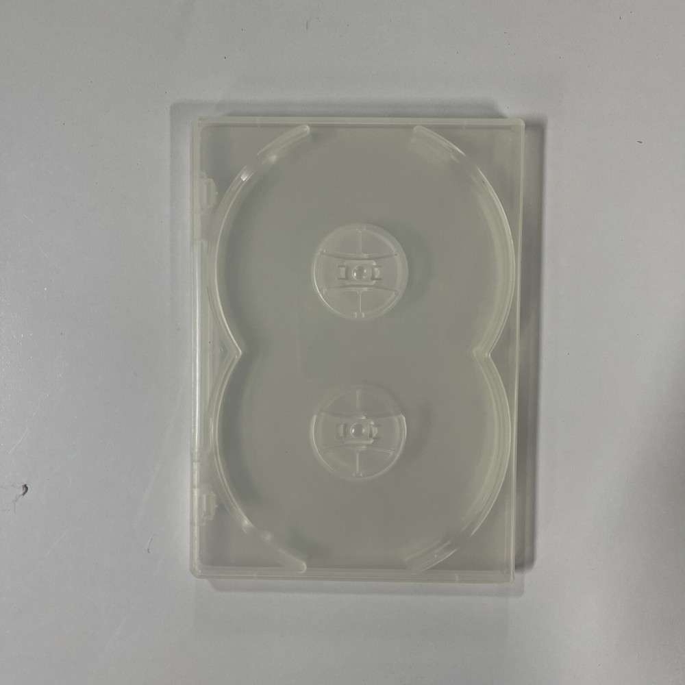 DVD Case - 4 Disc - Clear - Brand New Replacement