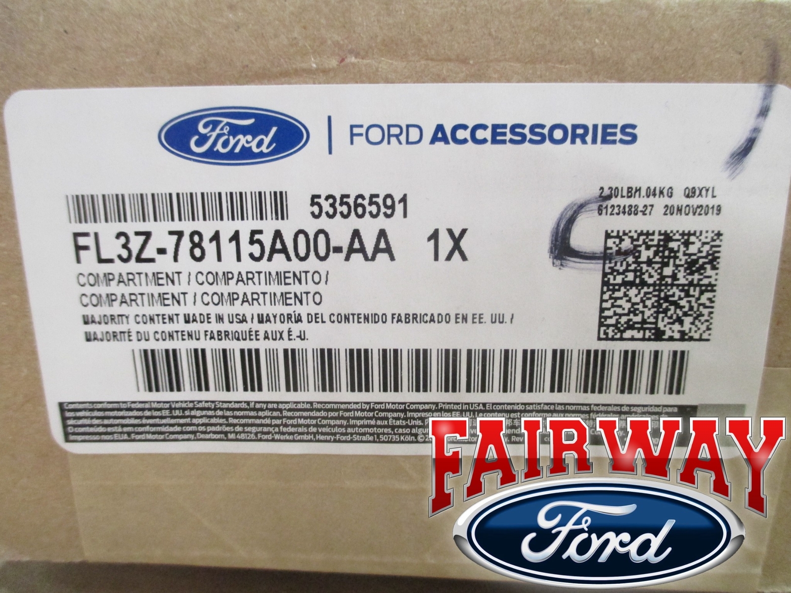15 thru 24 F-150 OEM Ford Under Seat Cargo Storage Organizer Crew and Super Cab