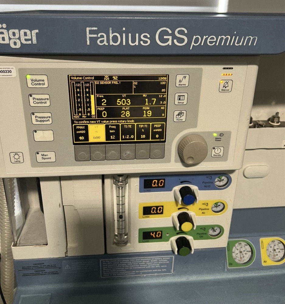 Drager Fabius GS Premium Machine
