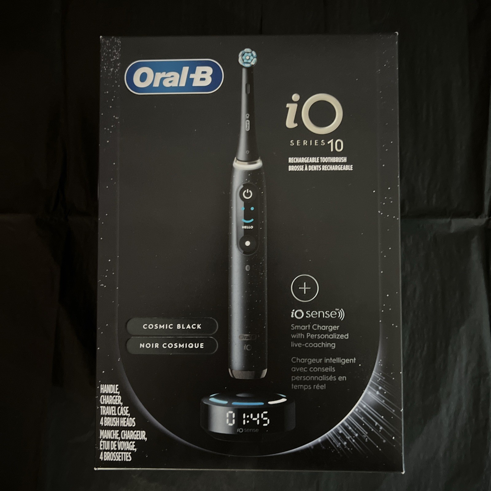 Oral-B iO Series 10 Electric Toothbrush - COSMIC Black ***BRAND NEW***
