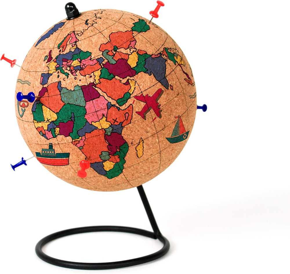 Color in Cork Globe