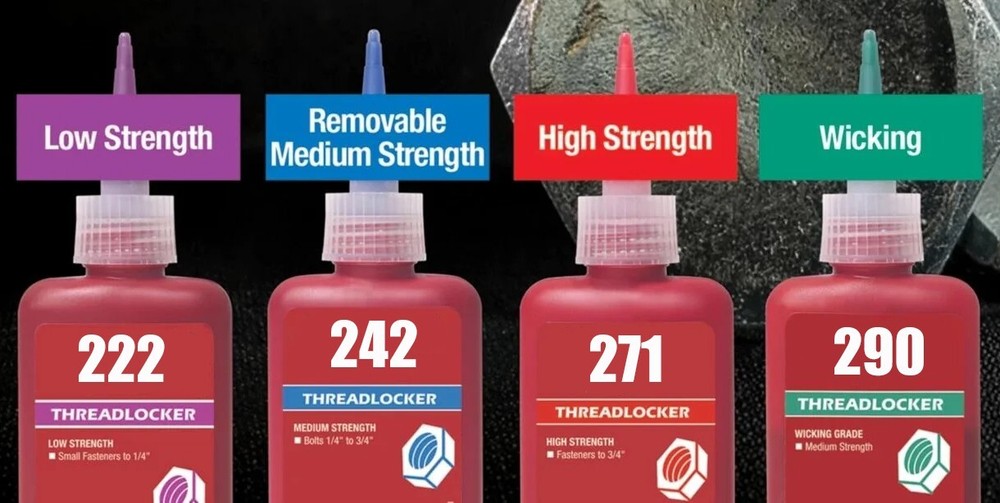 1000 count Purple (222) 2ml Thread Lock Locker Threadlocker Threadlock Bulk