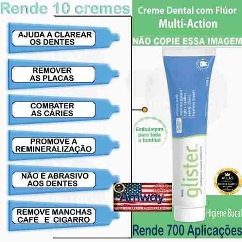 Glister Multi-Action Fluoride Toothpaste 2.3 ounce. (6-pack)