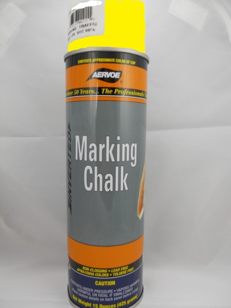 Yellow Marking Chalk Spray