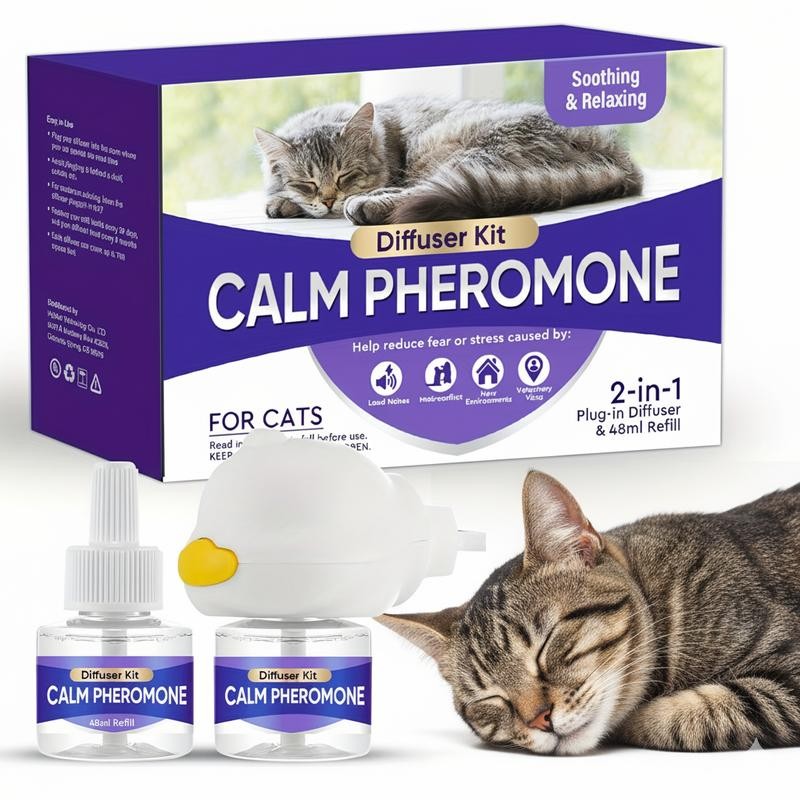 Calming Pheromone Diffuser Kit For Dogs Cats Relaxing Behavior Support Plug In