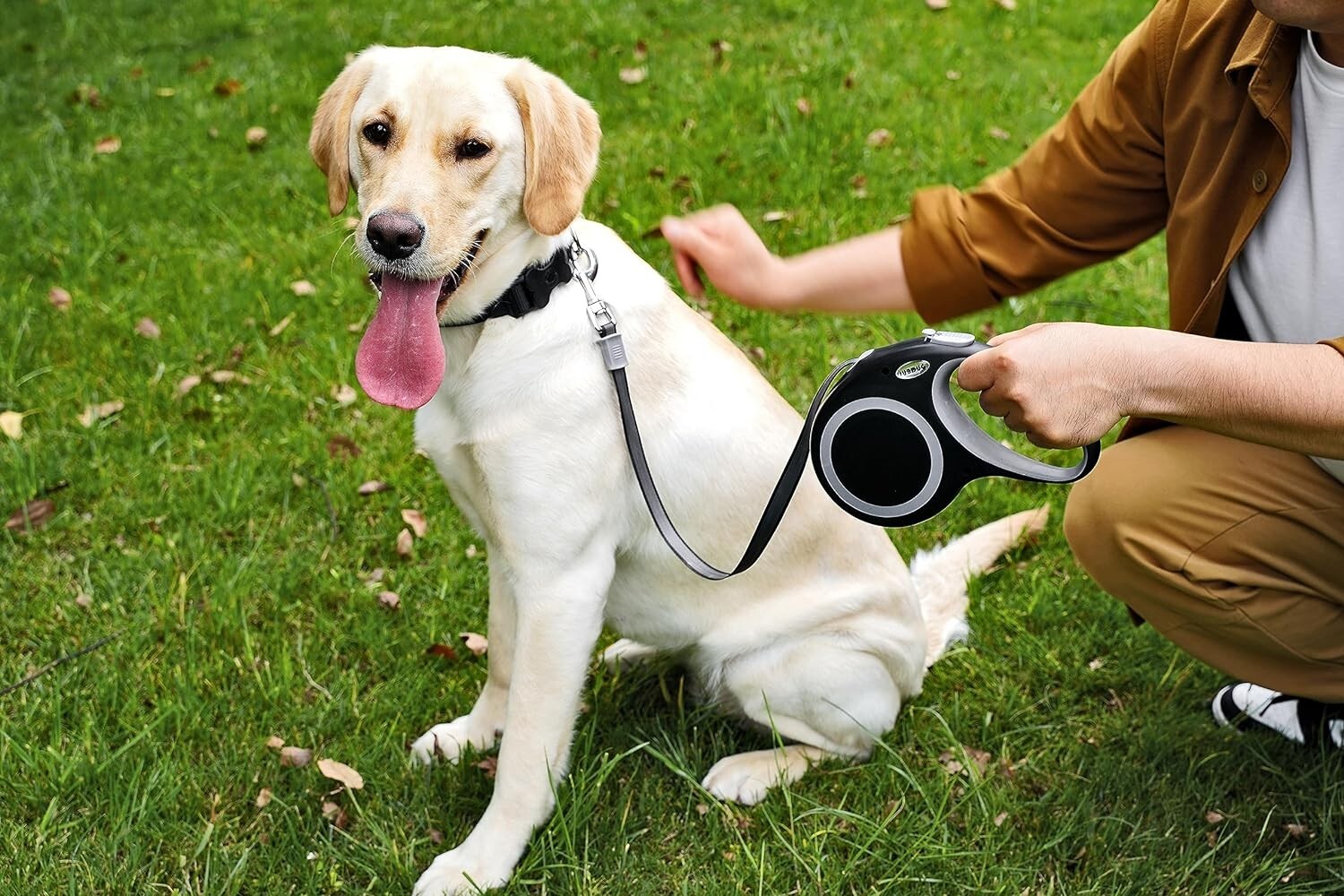 Retractable Dog Leash 26 FT, Heavy Duty Dog Leash for Dogs 50-110 lbs, Heavy Dut