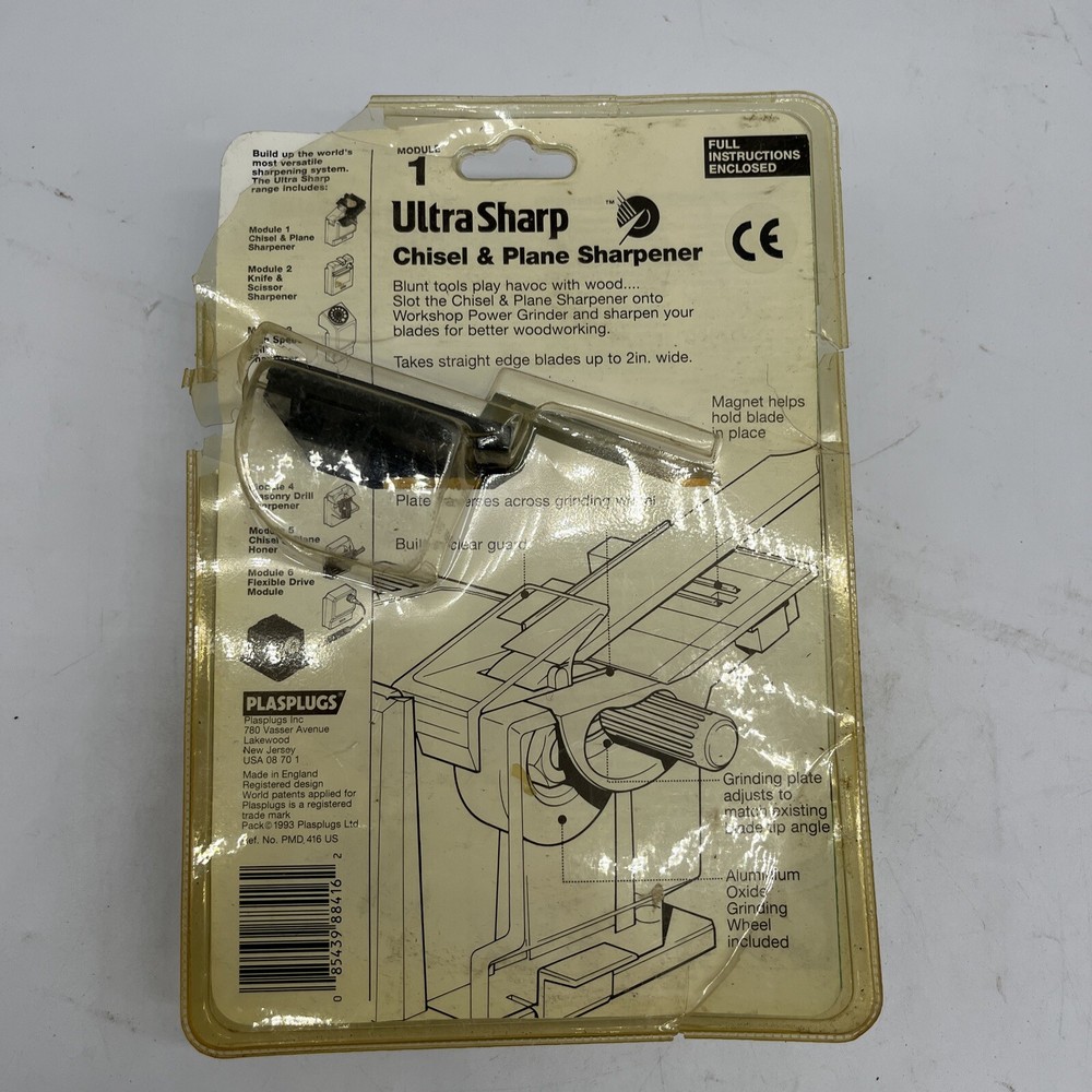 Plasplugs High Speed Chisel & Plane Sharpener Model #PMD 416