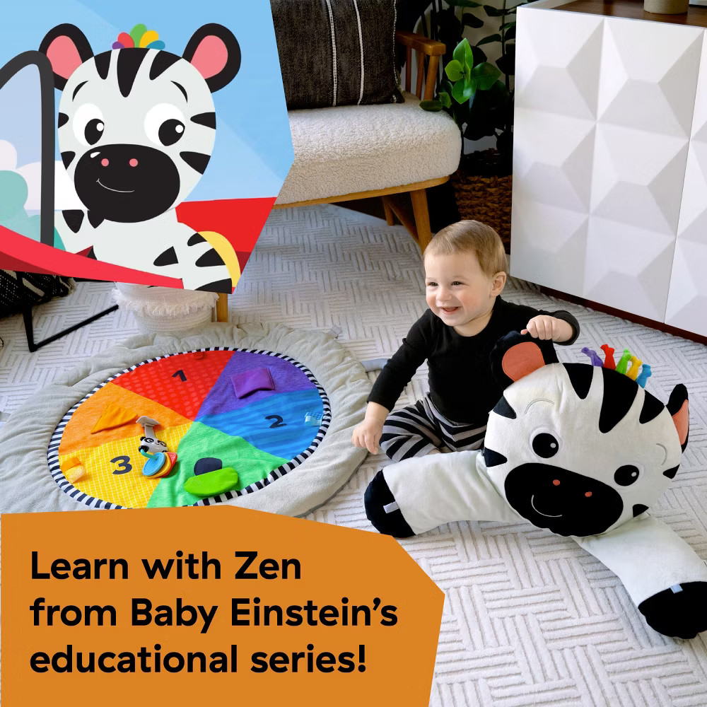 Baby Einstein Zen's Activity Milestones Plush Gym Playmat
