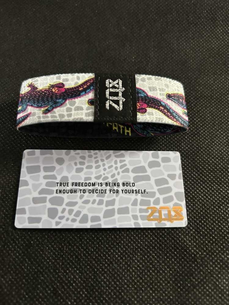 Make Your Own Path Zox Strap Reversible Wristband - Alligator