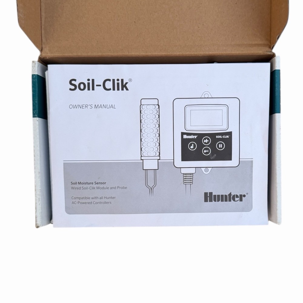 Hunter Soil-Clik Soil Moisture Sensor Probe & Module for Irrigation Systems