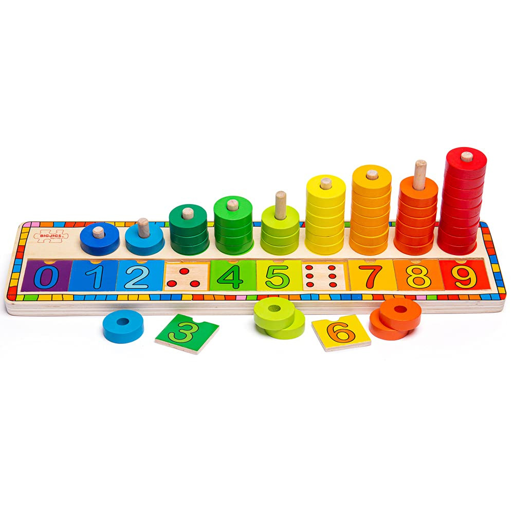Wooden Learn to Count Stacking Toy