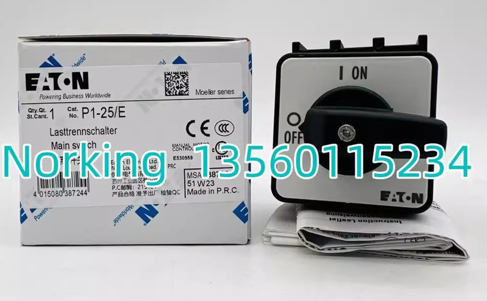 1pcs EATON Cam switch P1-25/E