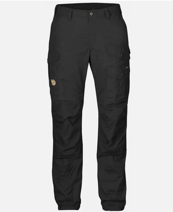 Fjallraven Black Vidda Pro Cargo Hiking Pants Women's Size 10 (32/32)