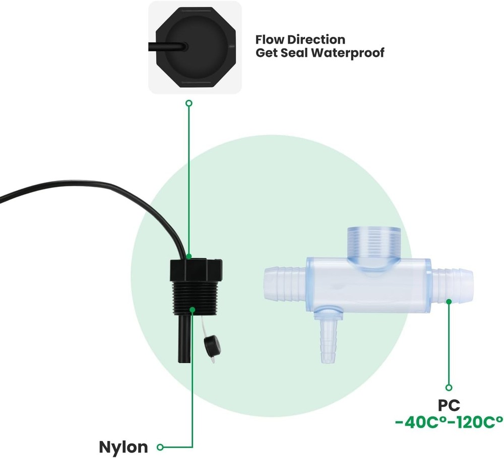 Efficient Flow Switch for Hot Tubs - Clear Fault Resolution & Easy Installation
